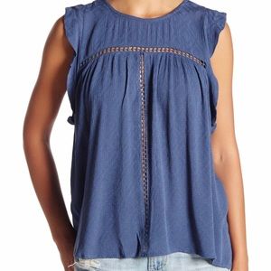 Harlowe & Graham Blue Blouse